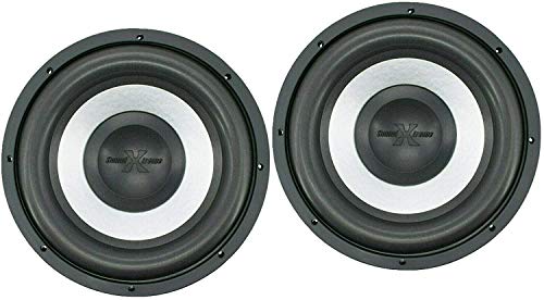 2X Soundxtreme ST-1252 12 Inch 2600 Watts Max Power for Pair Car Audio Subwoofer Dual 4 Ohm Voice Coil Configuration Competition 12 2X Soundxtreme ST-1252 12 Inch 2600 Watts Max Power for Pair Car Audio Subwoofer Dual 4 Ohm Voice Coil Configuration Competition 12